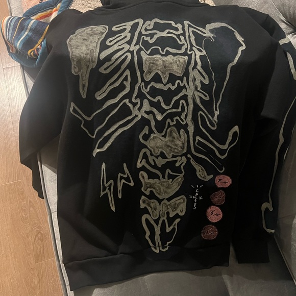 Cactus Jack Fragment Skeleton Graffiti Full zip jacket - Picture 11 of 11